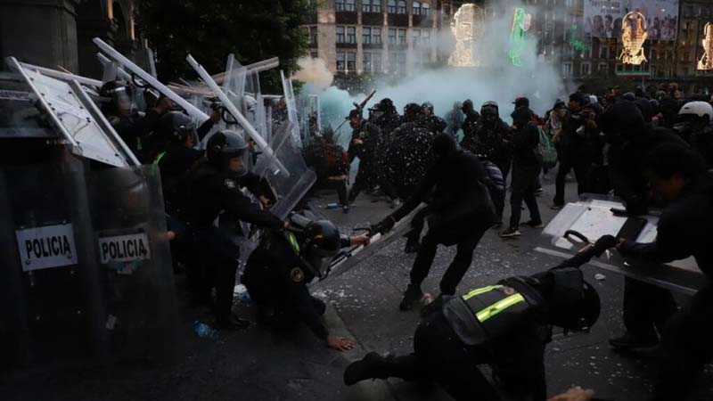 2 de octubre: Protesta pacífica termina en actos vandálicos