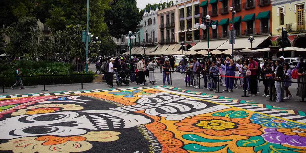 Tapete Día de Muertos