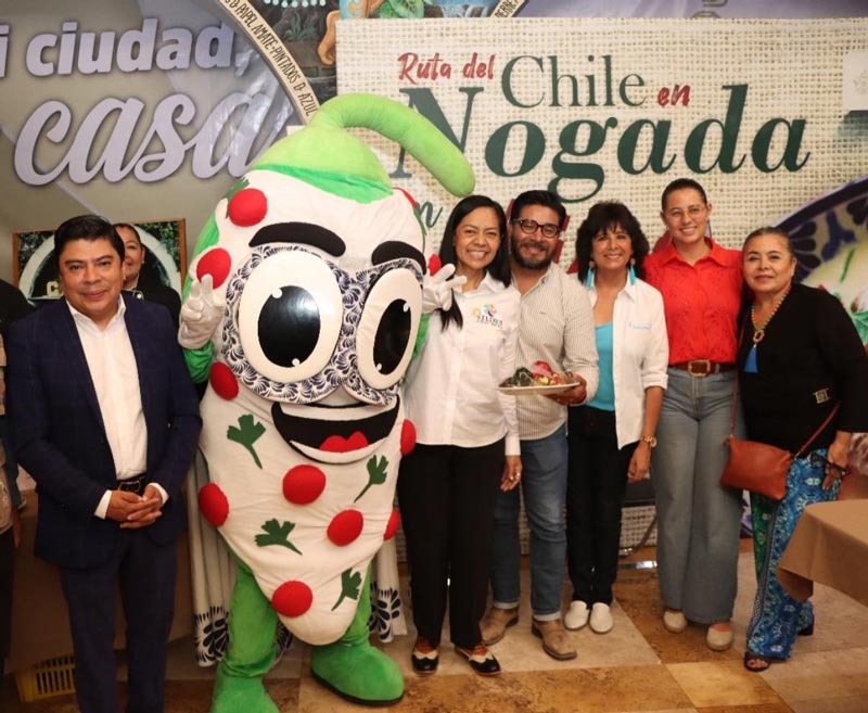 Atlixco, municipio integrante de la Ruta del Chile en Nogada