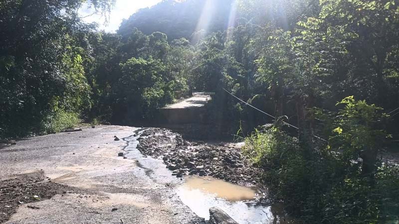 Tlacuilotepec incomunicado tras la tormenta Jerry: daños en puentes, viviendas y caminos