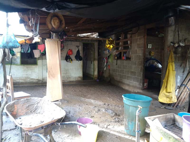Tlacuilotepec incomunicado tras la tormenta Jerry: daños en puentes, viviendas y caminos