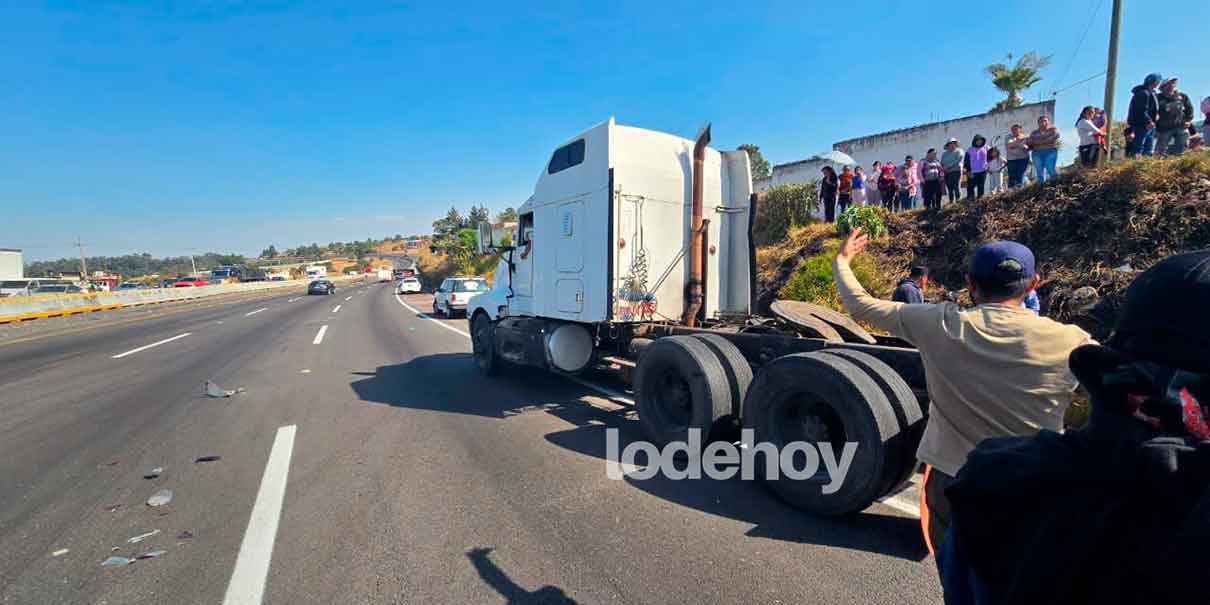 volcadura de tráiler