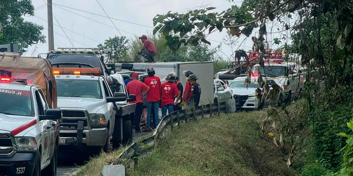 Accidente vial en Juan Galindo