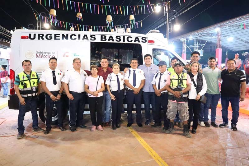 Nueva ambulancia llega a la Sierra Norte de Puebla gracias a Pemex