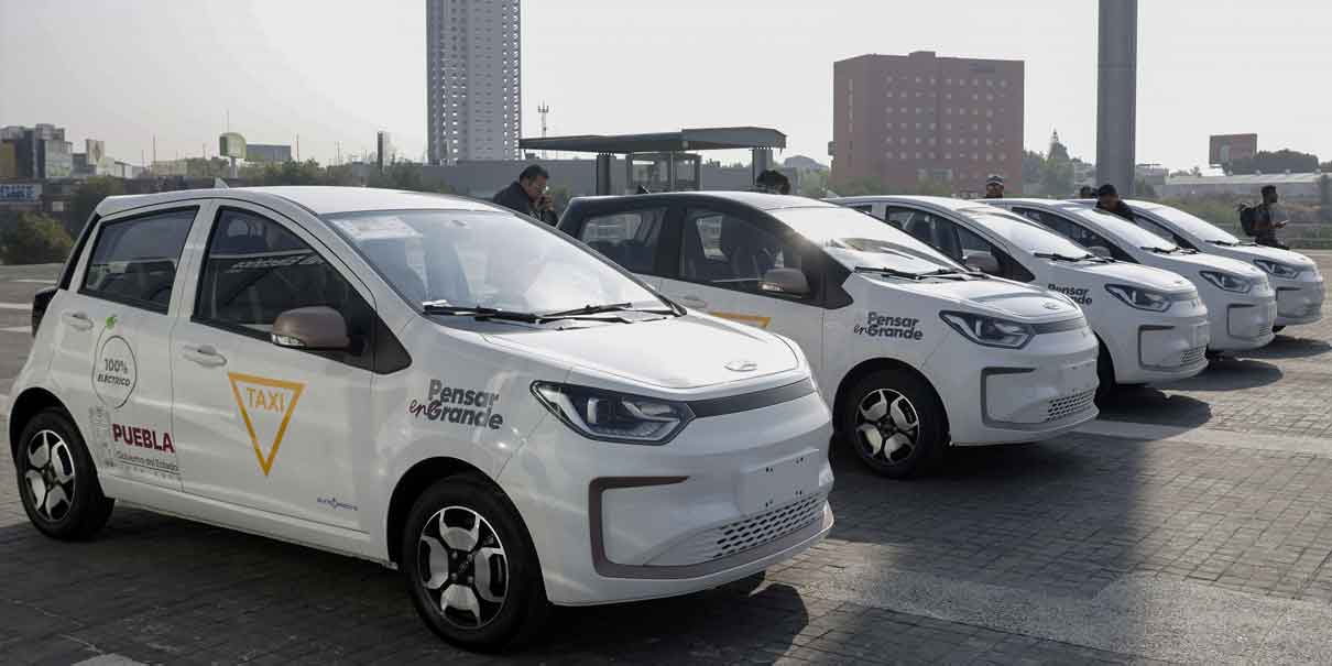 Circulan primeras rutas de transporte y taxis eléctricos e híbridos