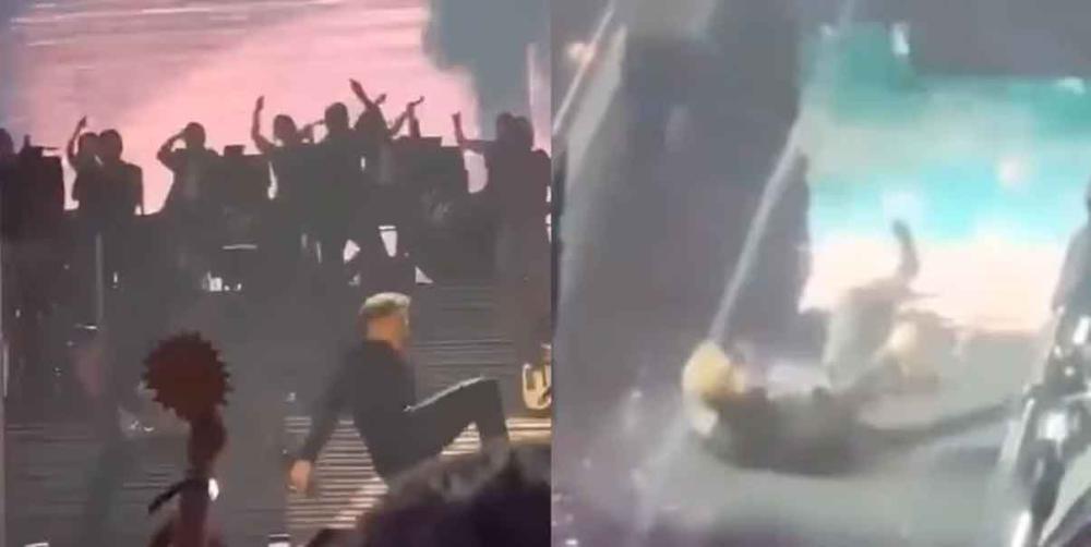 Durante su quinto concierto en la Arena Ciudad de México, Luis Miguel sufre caída
