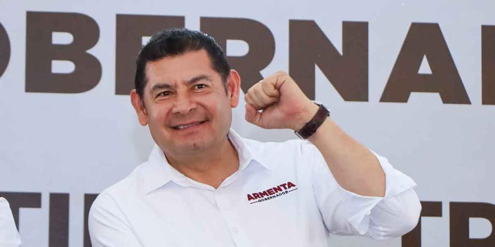 Armenta mantiene 60.2% de preferencia electoral para la gubernatura de Puebla