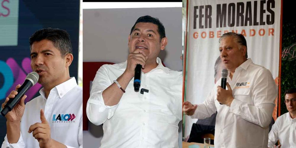 Candidatos a la gubernatura listos para el único debate en Puebla