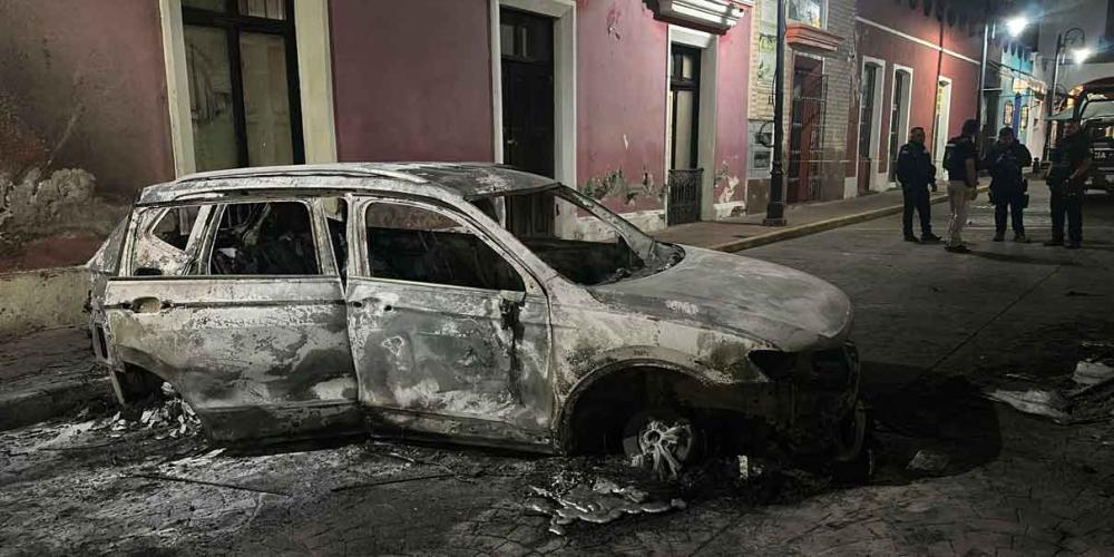 4 autos calcinados y un candidato lesionado, la antesala de la elección en Serdán