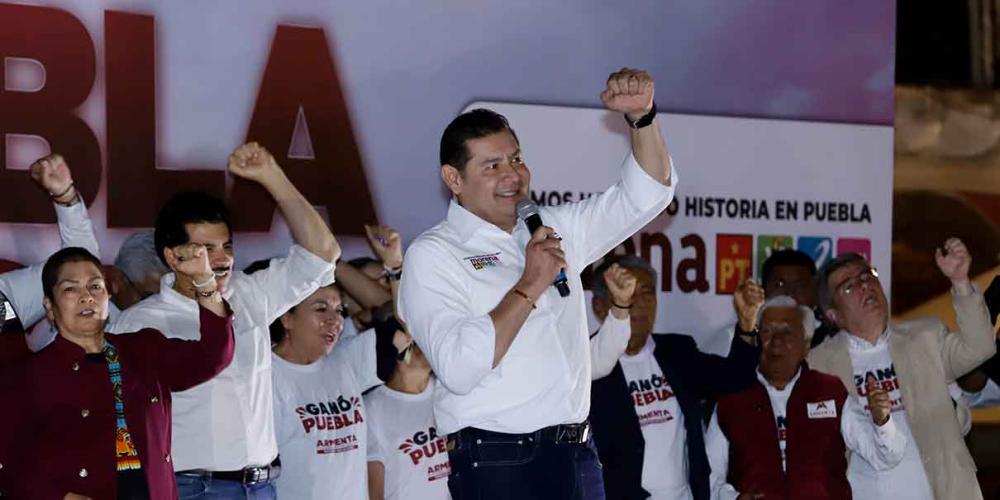 Alejandro Armenta recibirá su constancia como gobernador electo de Puebla el 9 de junio
