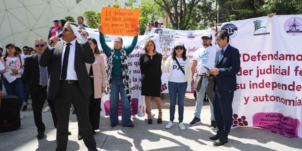 Arrecian en Puebla las protestas contra la Reforma al Poder Judicial