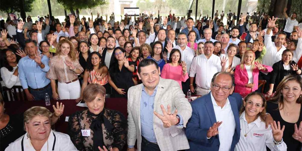 Armenta anuncia gira de agradecimiento para fortalecer los valores de la Cuarta Transformación en Puebla
