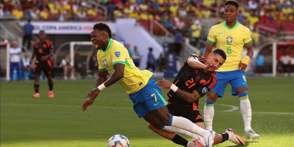 Brasil se quedó cortó ante Colombia; así jugarán los cuartos de final