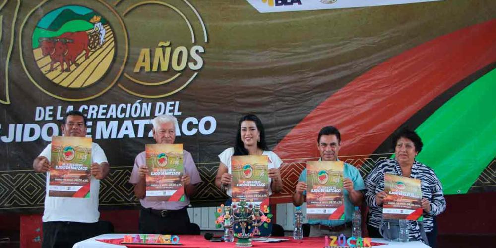 El ejido de San Mateo Matzaco festejará 100 años de su fundación