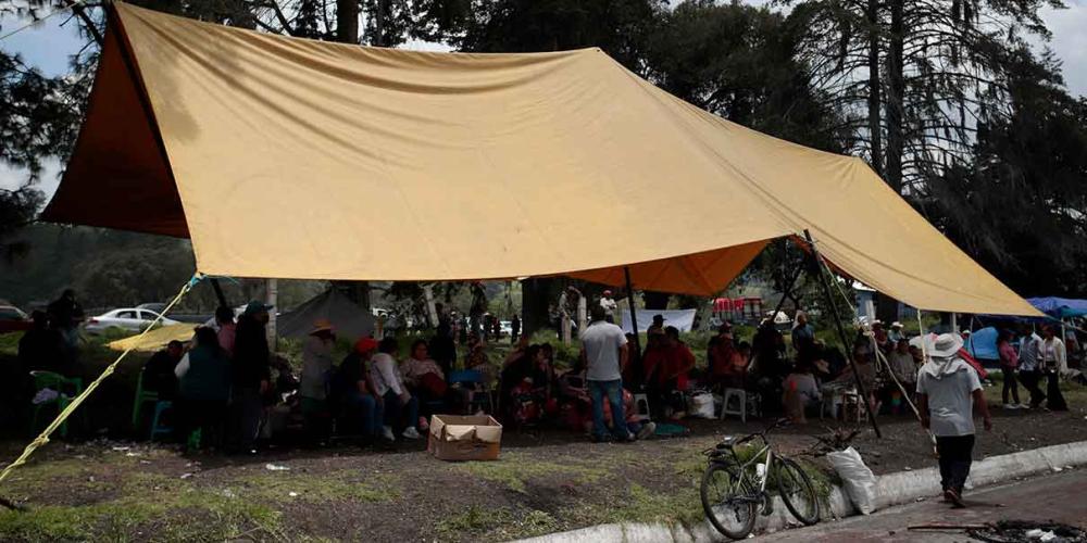 Ejidatarios liberaron un carril de la México-Puebla mientras haya diálogo 