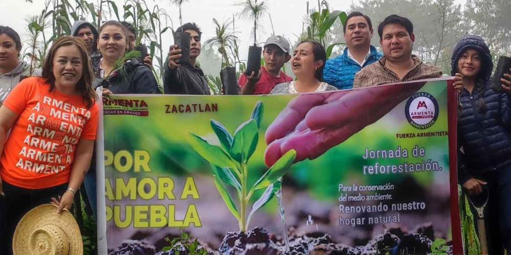 Impulsan reforestación con 3 mil árboles bajo el programa Sembremos Esperanza