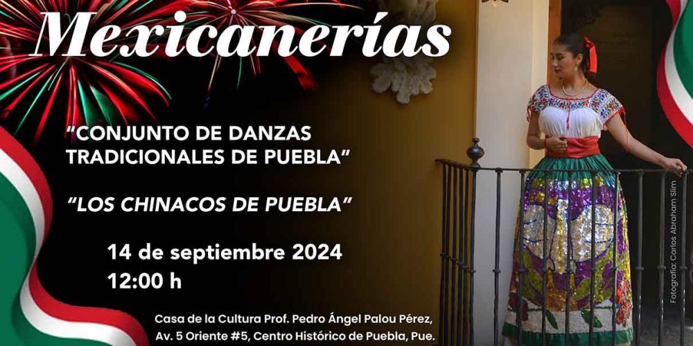 Puebla conmemora el 16 de septiembre con conciertos, danza y teatro en el Centro Histórico