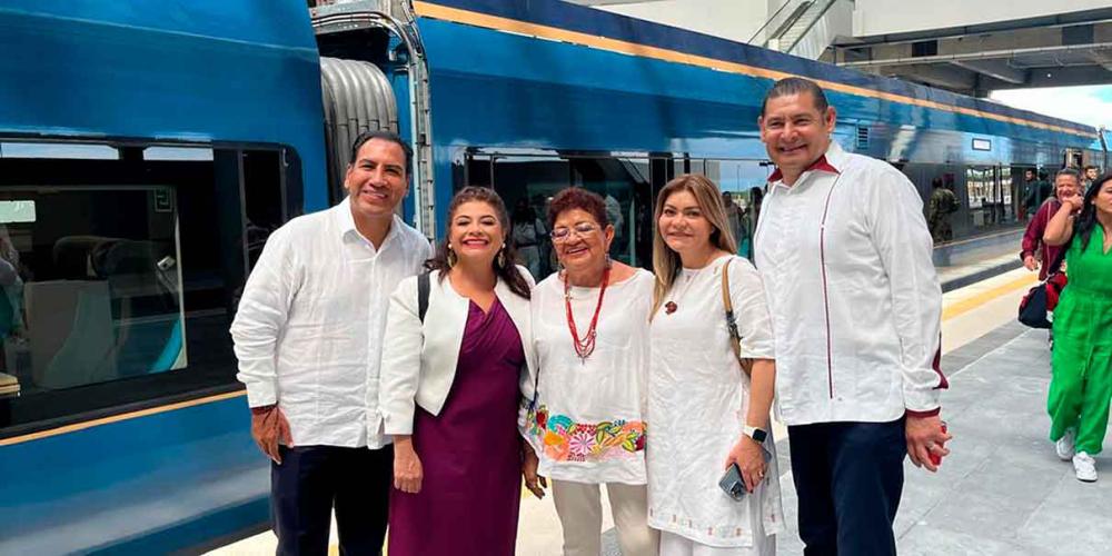 Puebla seguirá pasos de la revolución ferroviaria iniciada por AMLO: Armenta