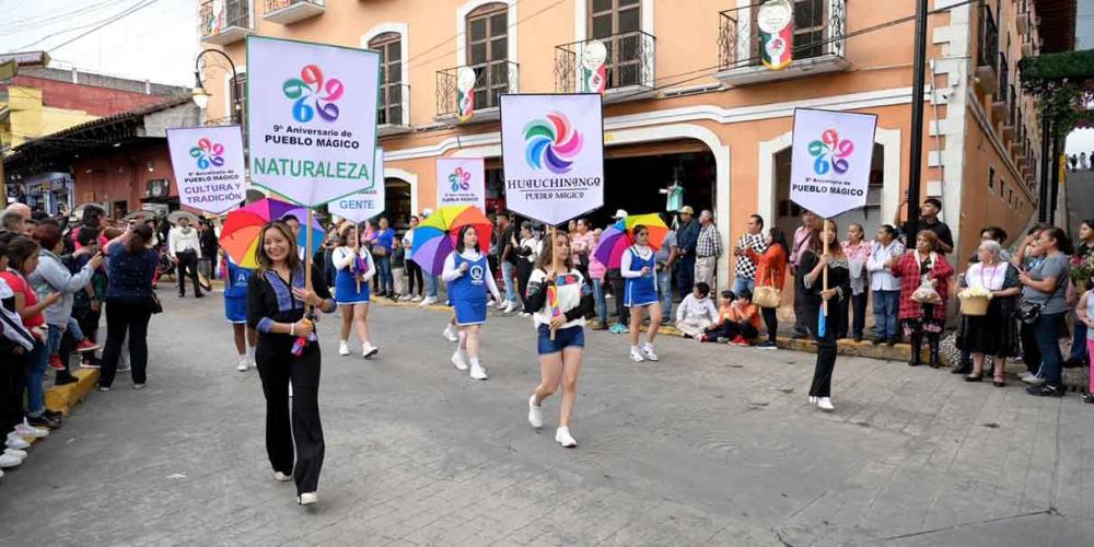 Espectacular celebración de Huauchinango por 9 años como Pueblo Mágico 