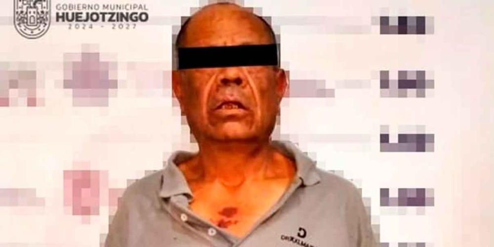 Policía de Huejotzingo asegura a hombre acusado de acosar a su ex nuera 