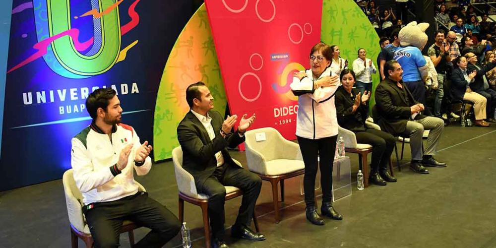 Rectora BUAP inauguran Universiada Interna 