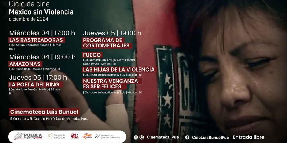 Llega ciclo de cine “México sin violencia” en la Cinemateca “Luis Buñuel”