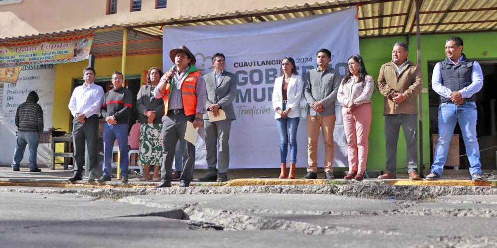 Omar Muñoz inicia rehabilitación de la Avenida México-Puebla