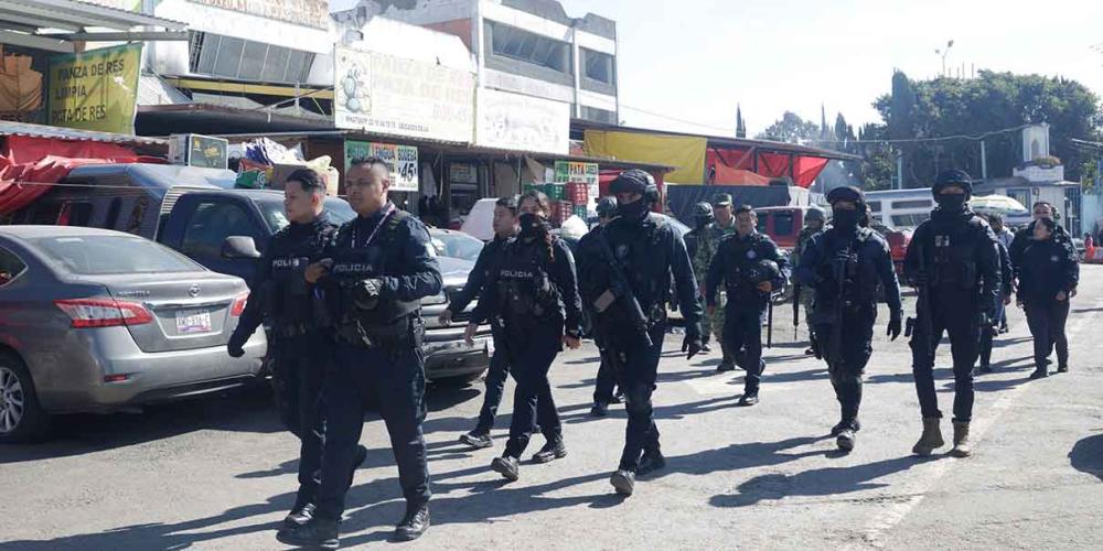 Seguirán operativos en la Central de Abasto; la Marina entrenará a policías 