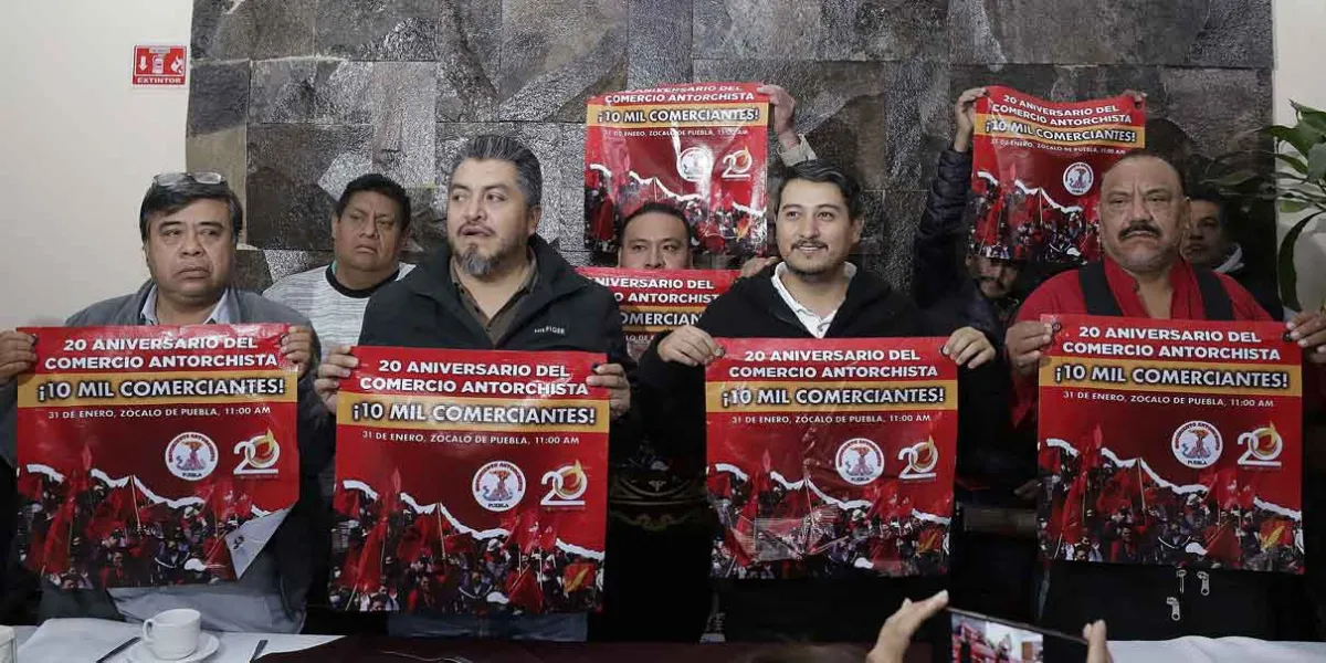 10 mil comerciantes antorchistas festejarán con marcha 20 años de lucha