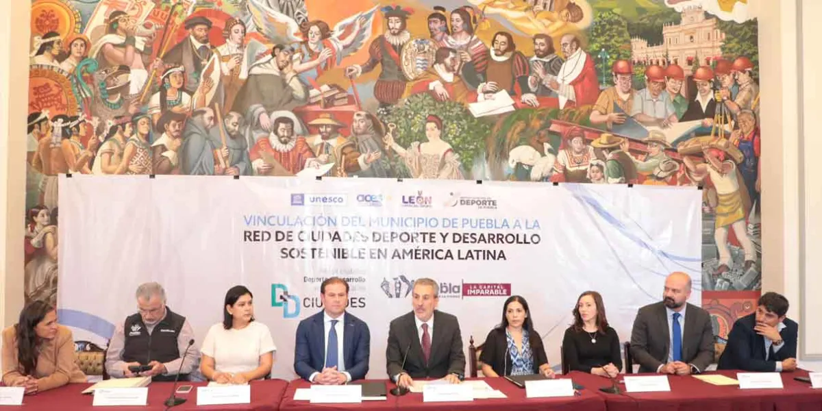 Puebla capital se une a Red de Ciudades Deporte y Desarrollo Sostenible