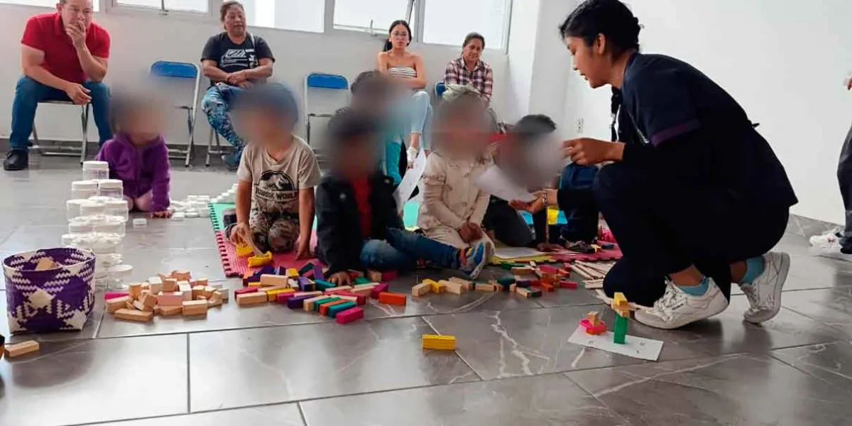 Realizan "Taller de juegos de la primera infancia" en el DIF de Cuautlancingo 