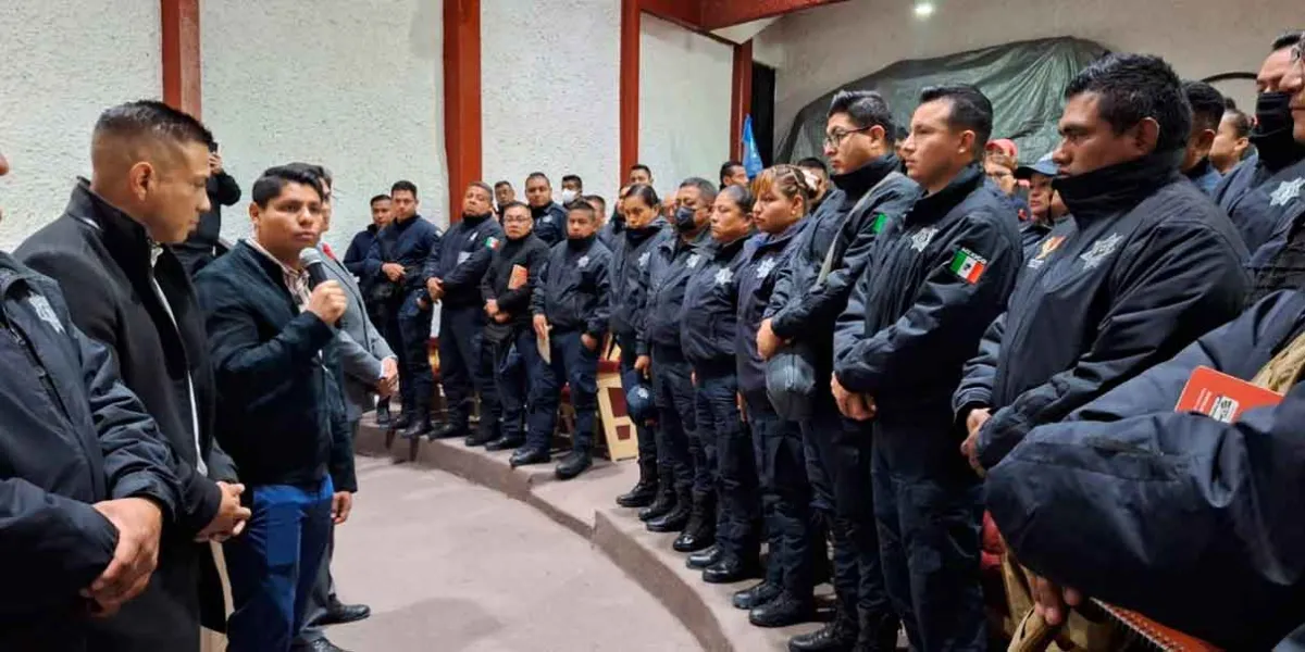 Reconoce Omar Muñoz labor de elementos de la SSCYPC de Cuautlancingo 