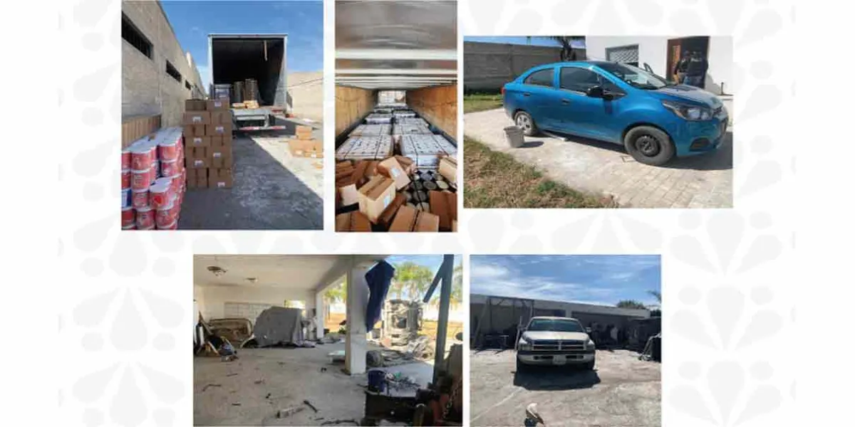 Fiscalía, Marina y Guardia Nacional recuperaron camión y mercancía en  Huejotzingo