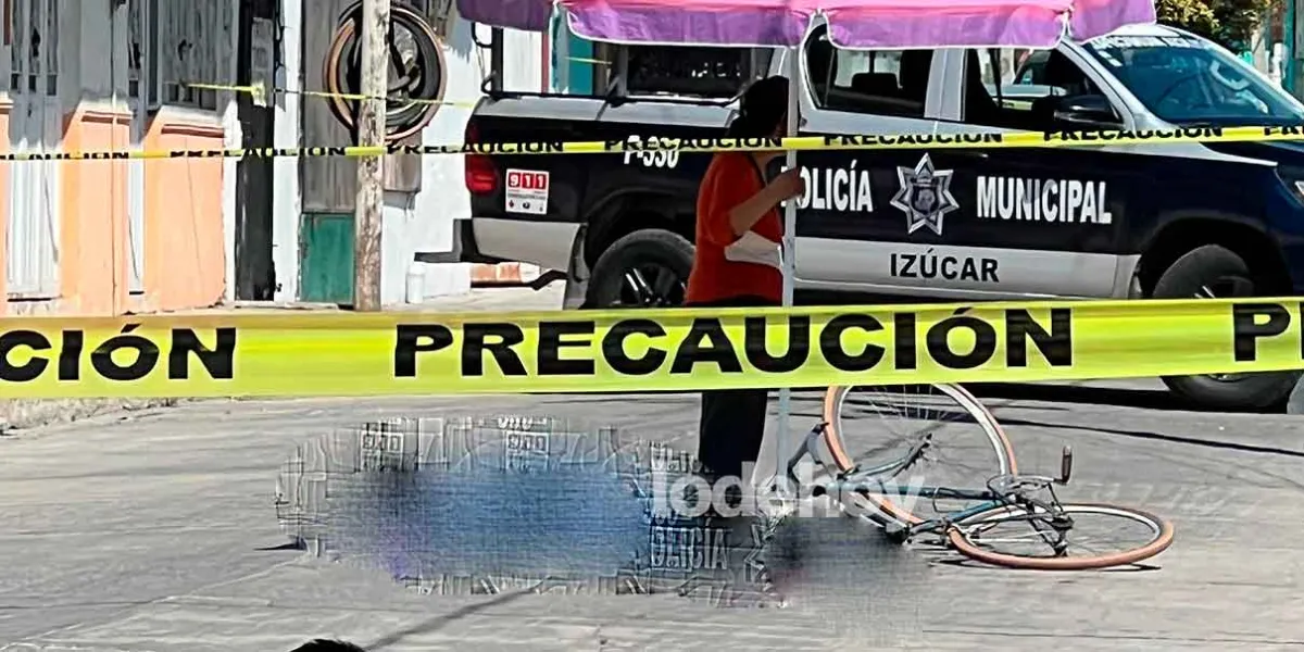 Fallece hombre en Izúcar tras presunto paro cardíaco mientras transitaba en bicicleta