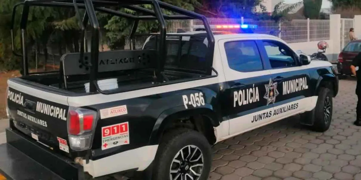 Frustran asalto a taxista en Atlixco, hubo dos detenidos 