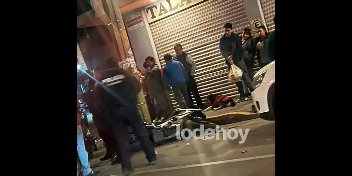 Texmelucan registra 4 accidentes de motociclistas; sin casco y ebrios 