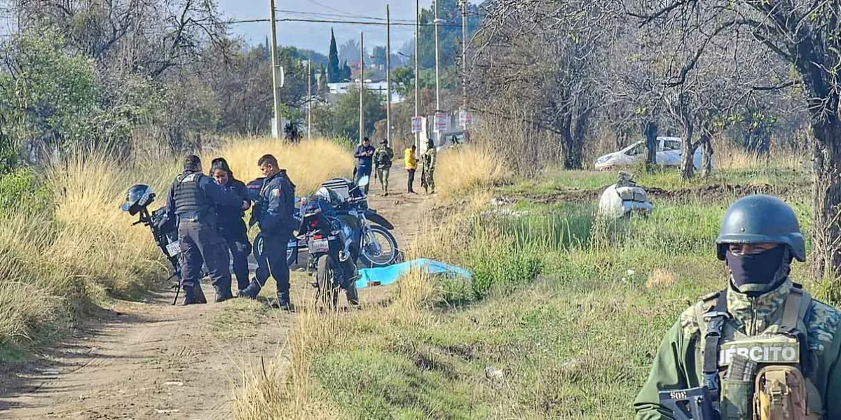 Hallan cadáver con heridas de bala en límites de San Pedro Cholula, Coronango y Cuautlancingo