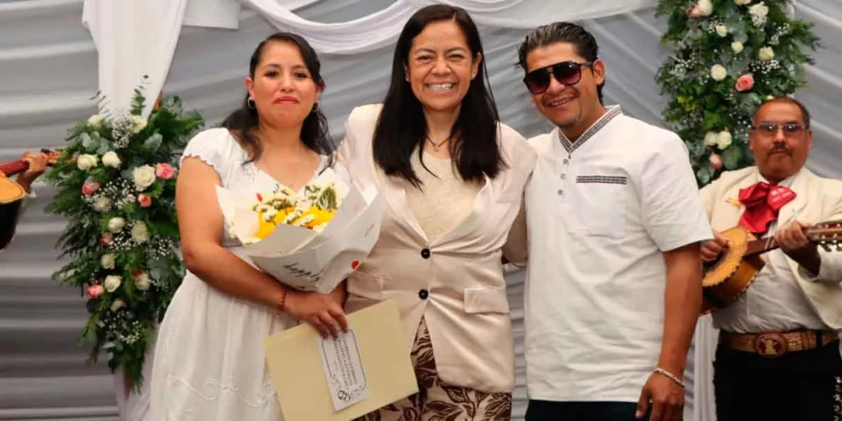 26 parejas de Atlixco dieron el sí en boda colectiva