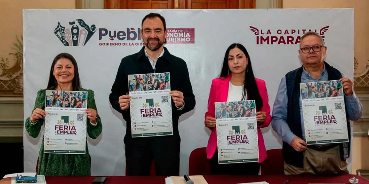 Este miércoles dos mil vacantes en la Primera Feria del Empleo en Puebla