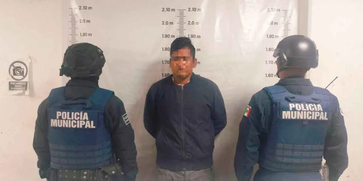 Habitantes de Cuautlancingo capturan a asaltante y lo entregan a la policía 