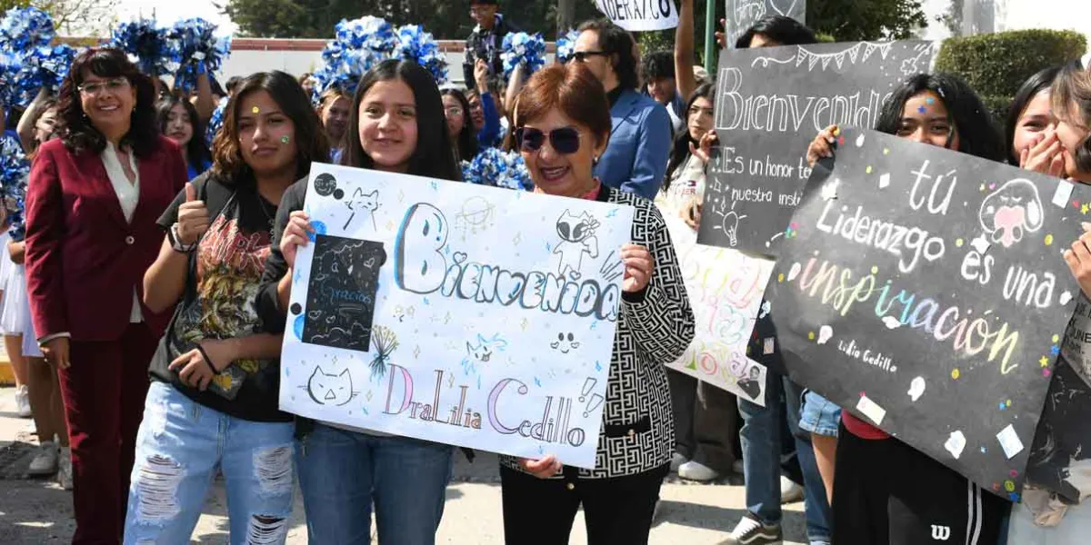 Reconoce Rectora Lilia Cedillo consolidación de la Preparatoria Alfonso Calderón Moreno