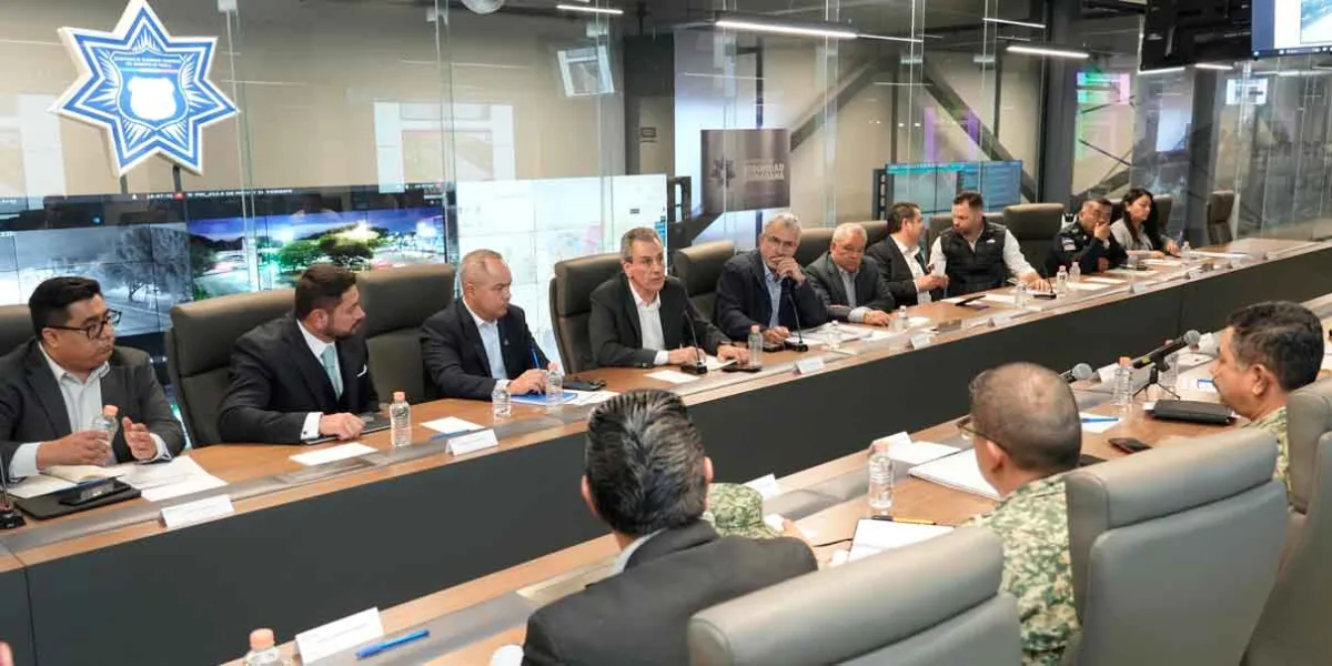 Redoblan acciones en la Mesa de Seguridad para la capital poblana