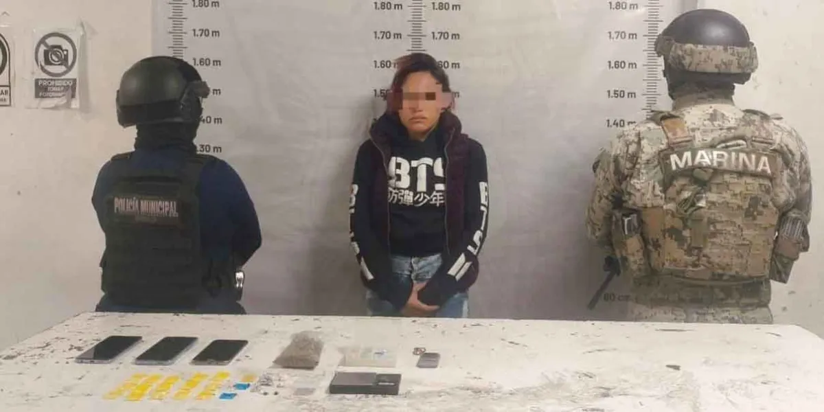 Cae narcomenudista con cristal, piedra y marihuana en Cuautlancingo