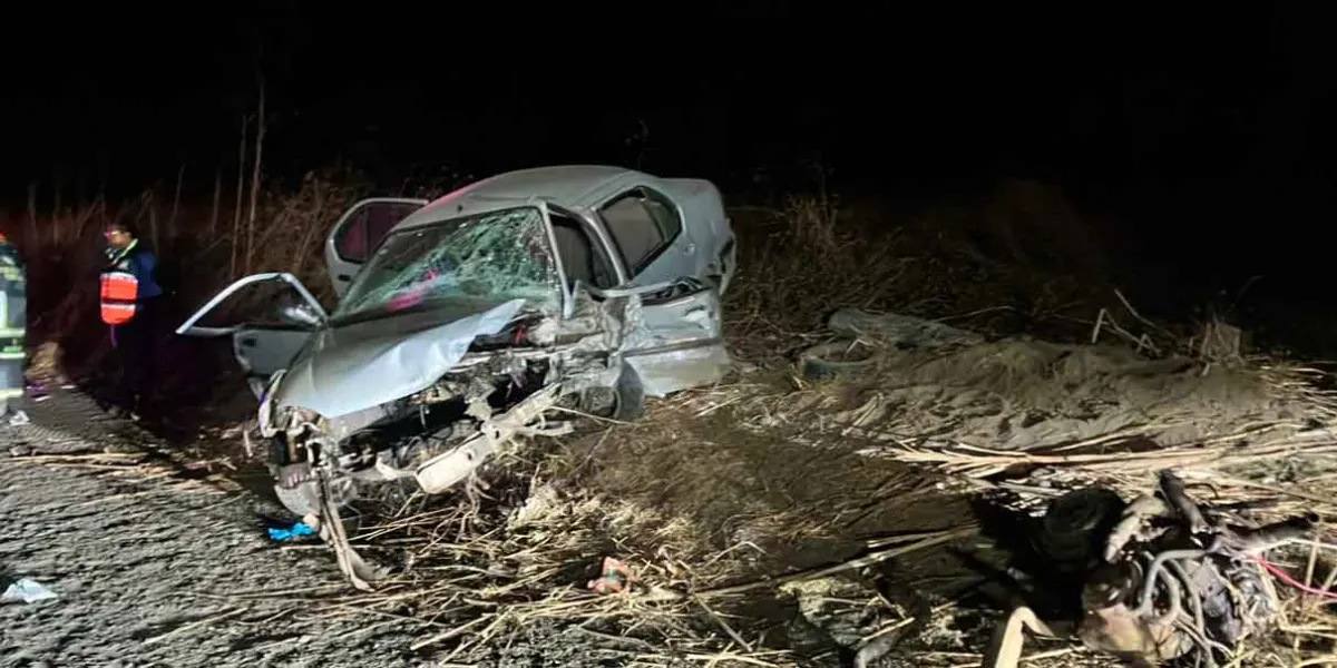 Se estrellaron dos autos en Huejotzingo; hubo 4 lesionados 
