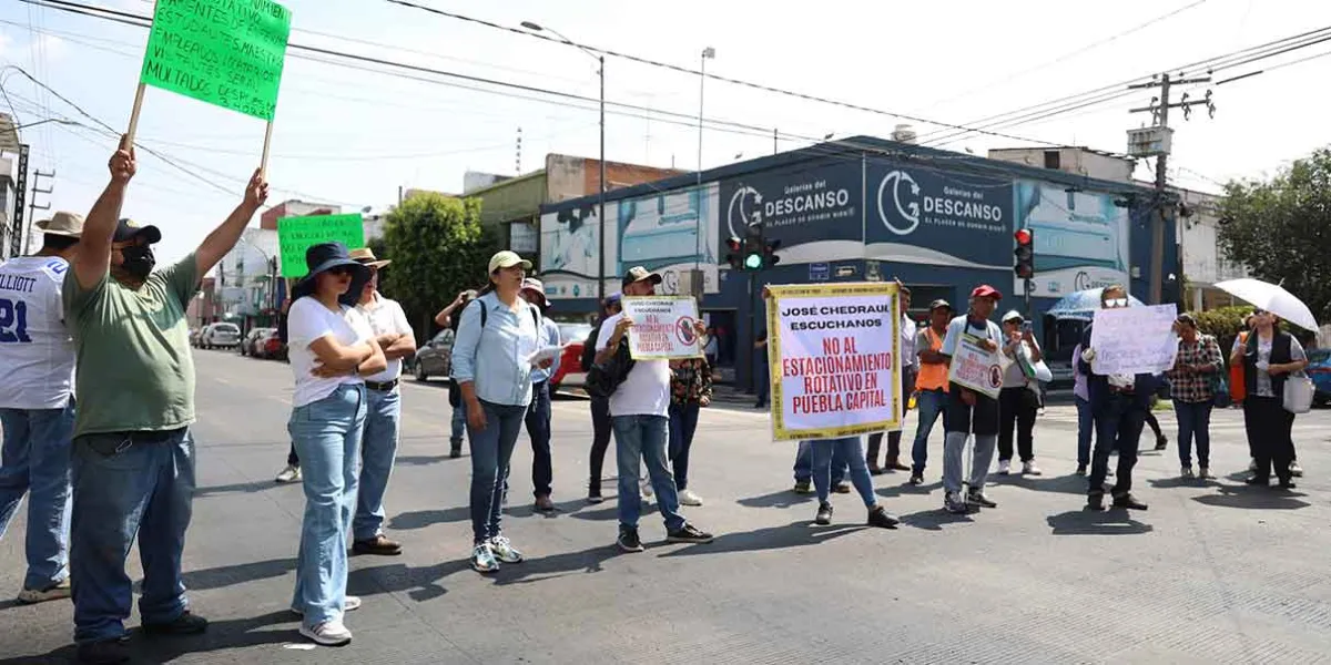 Vecinos protestan contra proyecto de parquímetros en Chulavista, El Carmen y Volcanes