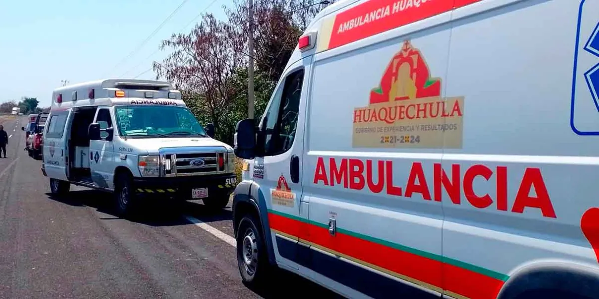 Accidente en la carretera Izúcar-Atlixco deja cuatro heridos