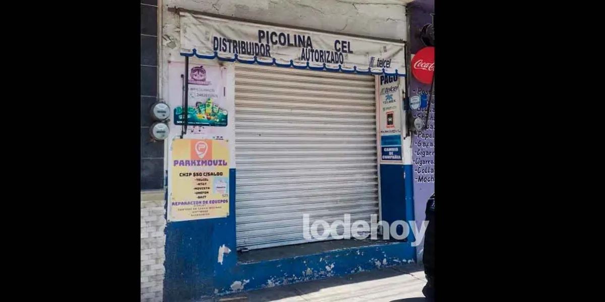 Alerta en Texmelucan: Intentan abrir local y roban celular en calle Florencio Espinoza