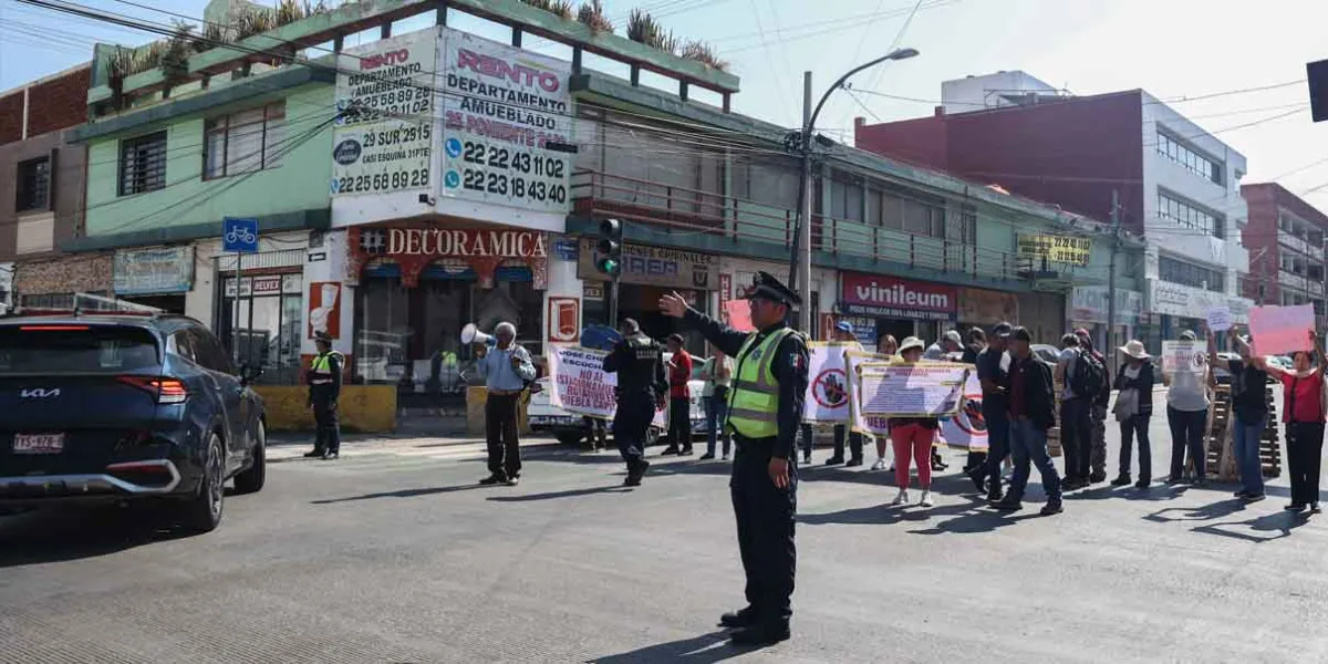Nuevo bloqueo de vialidades en la capital contra Parquímetros