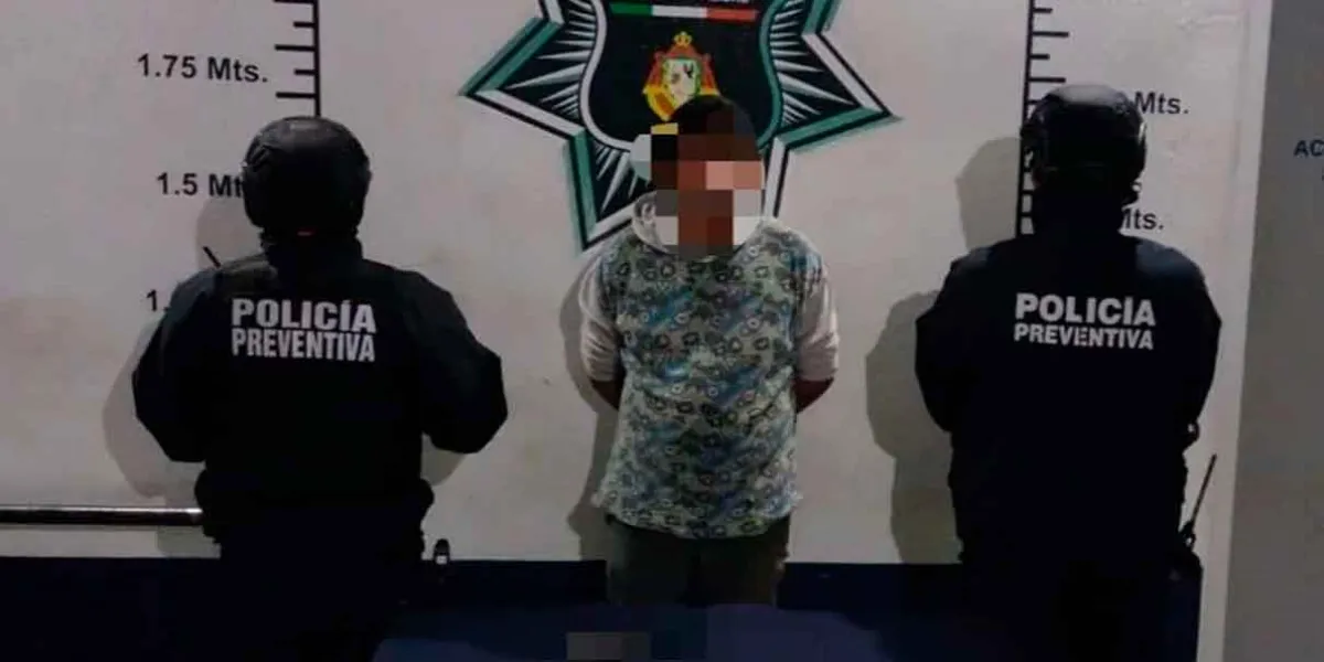 Detienen a joven armado en Atlixco tras persecución por exceso de velocidad