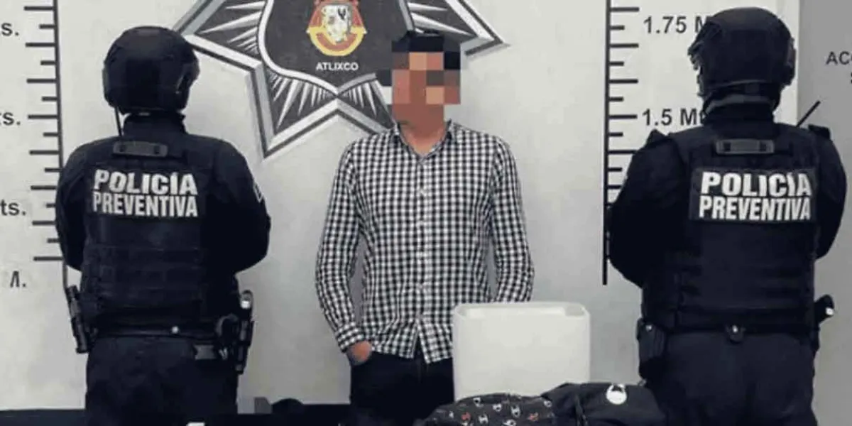 Detienen a hombre en Atlixco por presunto robo de medicamentos en clínica del IMSS